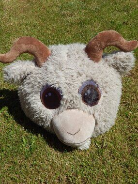 Big Greeter Head - Dan Dee Plush Goat Head - Adult Costume - Ram Mascot G*O*A*T